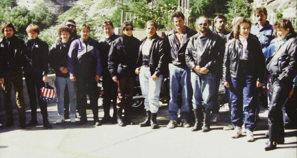 Unser erstes, gemeinsames Klub-Foto 1992