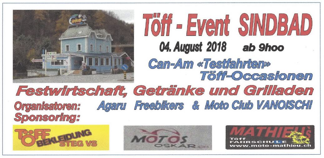 Mit den "Freebikern" aus Agarn ein Töff-Event